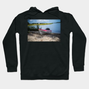 Tilt-Shift Photography of Kayak Hoodie